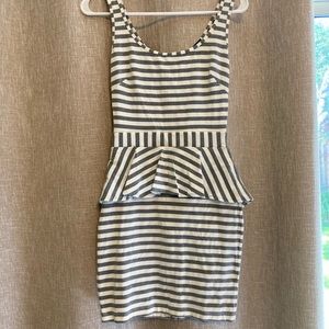 Bebe Peplum Style Dress 🤍